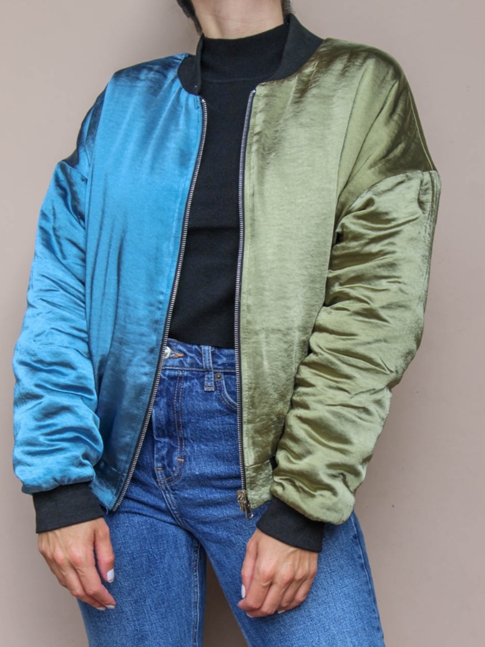 DOUBLE TROUBLE BOMBER JACKET ** NWT ** BTQ